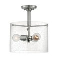 thumbnail image 2 of Nuvo Lighting - Bransel-3 Light Semi-Flush Mount in Transitional Style-11.75, 2 of 3