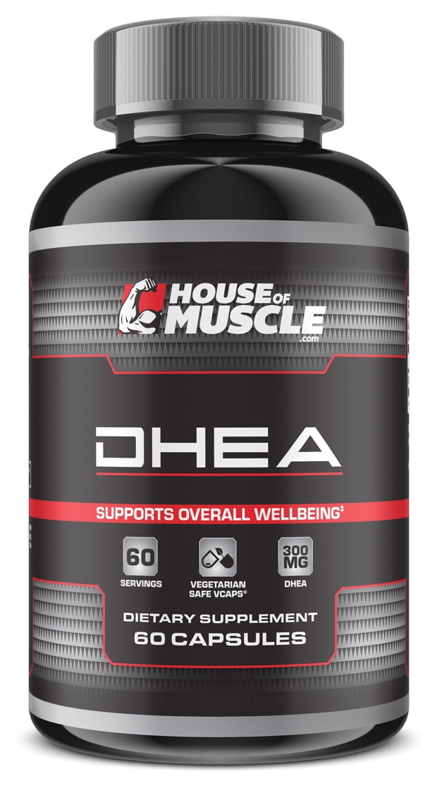 House Of Muscle DHEA 300mg (60 Capsules), High Potency DHEA, Support
