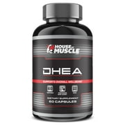 House Of Muscle - DHEA 300mg (60 Capsules), High Potency DHEA, Support Overall Health & Well-Being, Vegetarian Safe Capsules