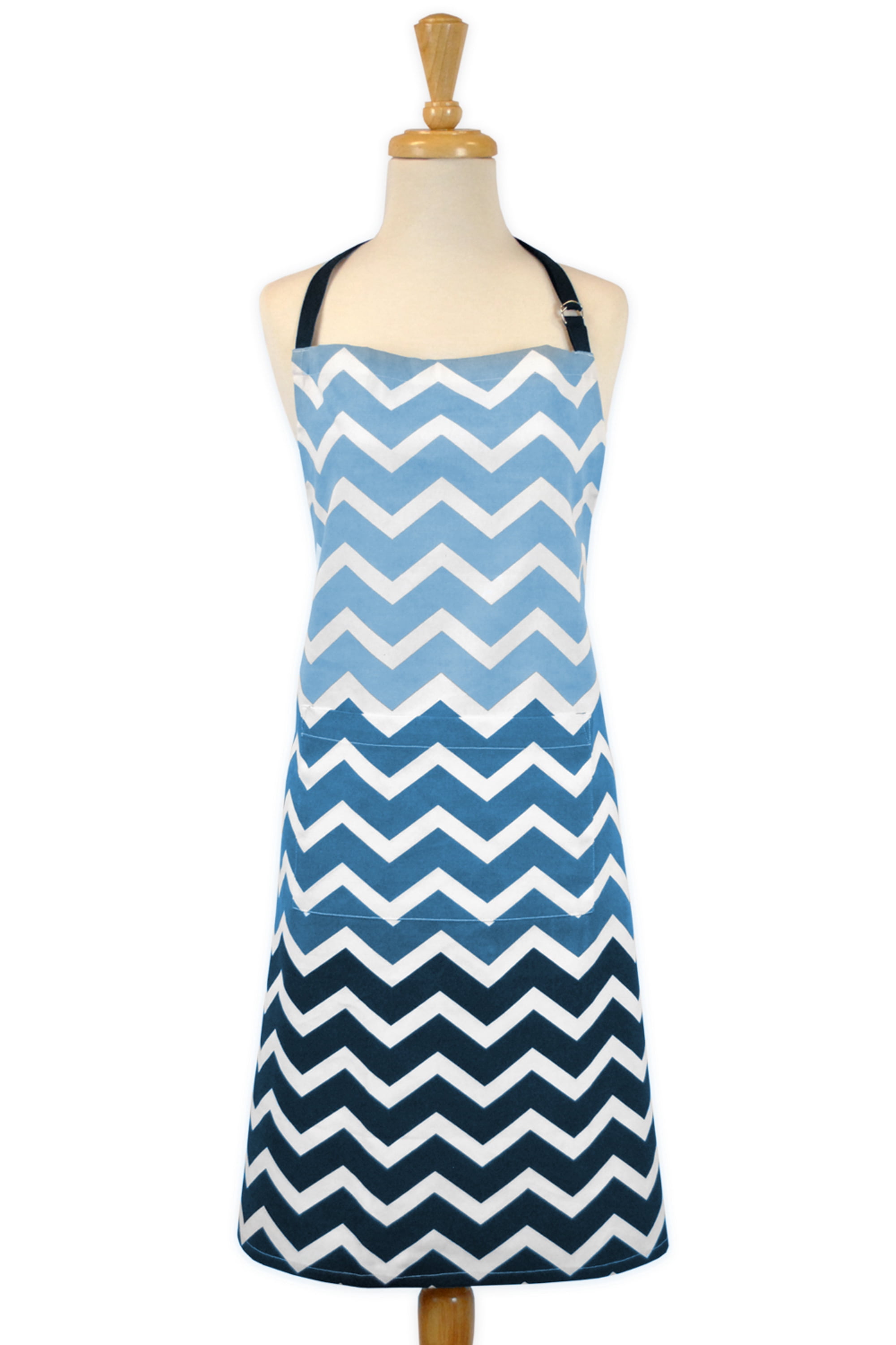 DII Ombre Chevron Printed Chef Apron