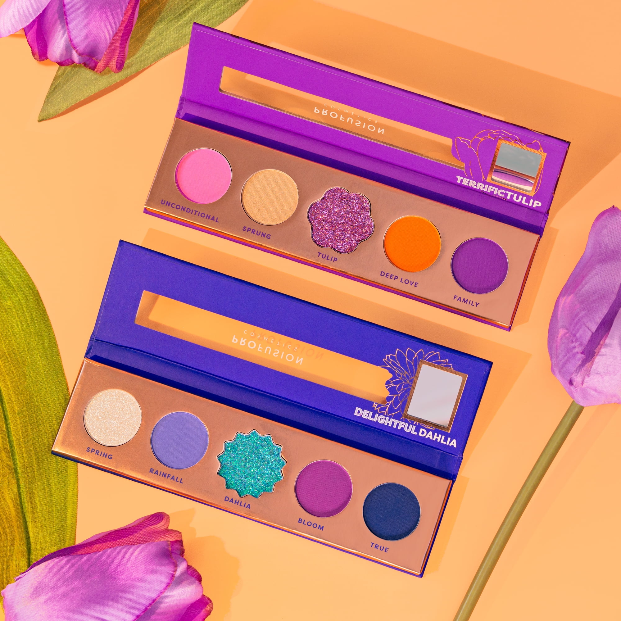 Profusion Cosmetics 5 Shade Eyeshadow Palette Terrific Tulip
