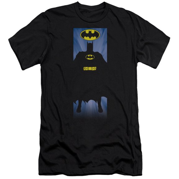 Batman Batman Block S/S Adult 30/1 T-Shirt Black