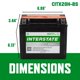 thumbnail image 4 of Batería Interstate YTX20H-BS 12V 18Ah 310 CCA AGM, 4 of 7