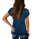 thumbnail image 4 of Fiudx Ofertas y Liquidaciones Blusa Superior de Manga Corta con Cuello En V Regular Estampada a La Moda Sexy de Verano para Mujer, 4 of 6