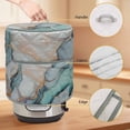 thumbnail image 2 of Marble Texture Pressure Cooker Cover Abstract Teal Blue Gold Crack Art Dust Cover for Kitchen Appliances with Top Handle & Storage Pockets, Fits 6 Quart Instant Pot, Air Fryer, Crock Pot, 2 of 9