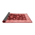 thumbnail image 2 of Ahgly Company Indoor Square Oriental Red Industrial Area Rugs, 3' Square, 2 of 4