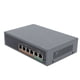 thumbnail image 4 of Conmutador POE IEEE802.3af/at de 100 Mbps, pequeño, compacto, silencioso, de escritorio, sin ventilador, con 6 puertos para punto de acceso, enchufe de 100 a 240 VAU, 4 of 15