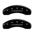 thumbnail image 4 of MGP 4 Caliper Covers Engraved Front & Rear Block/Charger Black finish silver ch Fits select: 2015-2016 DODGE CHALLENGER R/T SCAT PACK, 2008-2012 DODGE CHALLENGER SRT-8, 4 of 6