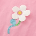thumbnail image 6 of JAJAHO Toddler Girl Clothes Set Kids Girls Summer Outfits Short Sleeve Floral T Shirt With Shorts 2 Piece Casual Playwear Comfortable Outfit, 6 of 7