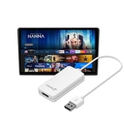 Carlinkit HD2CP Car TV Mate, HDMI Multimedia Steaming Adapter for Cars with Wired Apple CarPlay, Support Set-Top Box/TV Stick, 1080P Video Converter