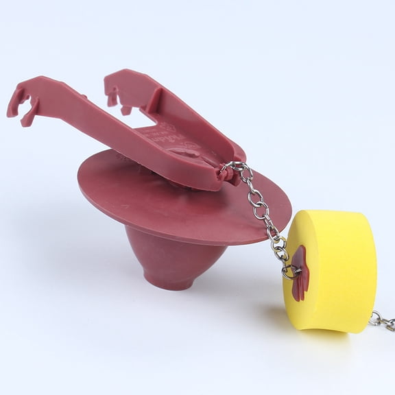 Old-fashioned toilet flap cover, split toilet drain valve, leather plug, toilet tank accessories（1pcs）
