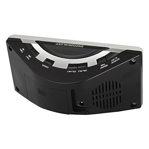 HANNLOMAX HX-148CR Radio Despertador, Radio FM PLL, Alarma Dual, Panta
