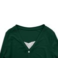 thumbnail image 7 of Sexlip Womens Button Front Cardigan Long Sleeve V Neck Design Soft Fabric Relaxed Silhouette for Daily Use Green XXL, 7 of 7