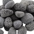thumbnail image 2 of Margo Garden Products DFBLP2-20 Dragon Glass Lava Pebbles, 20 lb, Black, 2 of 3