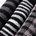 thumbnail image 2 of JAMES FIALLO Men's 3-Pairs Cozy Microfiber Anti-Skid Soft Fuzzy Crew Socks, 2 of 4