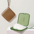 thumbnail image 2 of Square Mask Storage Box Household Dustproof Mouth And Nose Cover Tissues And Cards Storage Box Anti-Fouling Portable Storage Box Disposable Item Storage Box Coffee, 2 of 8