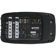 Gemini Bluetooth Portable PA System with Speakers, Mixer, and Wired Microphone, Black, ES-210MXBLUPT