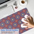 thumbnail image 4 of Floral Beauty for Your Desk: Small Custom Mouse Mat - Mandala Design, Non-Slip, Stitched Edge, Waterproof, Ideal for Office and Gaming (31.5 X 11.8 Inch), 4 of 7