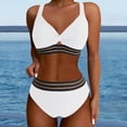 thumbnail image 2 of XIYON Bikini Sets For Women High Waist Two Piece Swimsuit Bikini Set Beach Vacation Clothes, 2 of 6