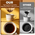 thumbnail image 4 of 200 Count Coffee Filters #1, Disposable Coffee Filters, U Shape Natural Unbleached Coffee Paper Filter for Pour Over and Drip Coffee Maker, Suitable for Home Coffee Shop (1-2 Cup), 4 of 7