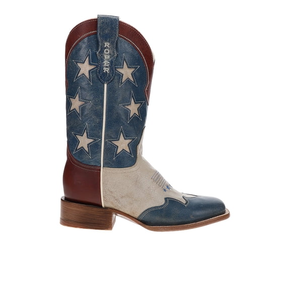 Roper Womens 250 Usa Square Toe Cowboy Mid Calf Boots