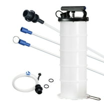KFFKFF Manual Fluid Extractor, 1.74 Gal (6.5 L), Hand Pump Oil Changer with Hose & Dipstick, Suitable for Extracting Automotive Fluids Efficiently