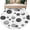 Gray, variant on Entryway Rug 2'x3', Grey Black Polka Dots Small Rug for Kitchen Bathroom Door Mat Indoor Entrance, Modern Abstract Art Non-Slip Area Rugs Floor Mats Carpet Front Door Rugs