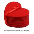 thumbnail image 2 of 4pcs Saint Valentin'S Day Pendaison Décors Fête Forme Coeur Feutre Pendentifs Décor, 2 of 8