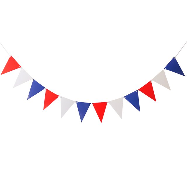 Paquete de 5 banderines de bandera triangular, banderines, decoraciones de fiesta para graduación, cumpleaños, suministros de decoración para fiesta de boda Zhivalor BST3071859-3