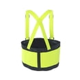 thumbnail image 4 of Cordova Safety Products High-Visibility Adjustable Back Support Belt with Attached Suspenders, XX-Large, Lime, 4 of 6