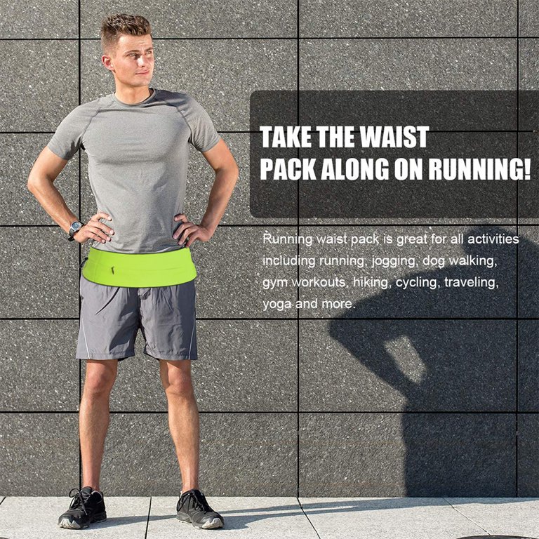 Running Belt Waist Pack - Bounce-Free & Comfortable Running Pouch Belt