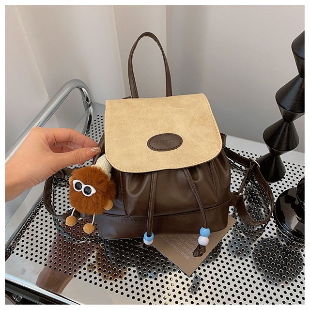 2025 Nuevo modelo retro lindo mochila de mezclilla para chicas, mochila pequeña para estudiantes, mochila mini de moda ins.