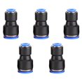 thumbnail image 2 of 50Pcs Pipe Connector 2‑Way PU Air Tube Quick Connectors Push in Hose Fitting PG16‑8, 2 of 5