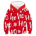 thumbnail image 4 of Sudadera con capucha de Papá Noel para Navidad, sudadera con estampado 3D de alce, regalo para niño y niña, sudadera con capucha unisex, moda para niños, lindo abrigo de gran tamaño, 4 of 5