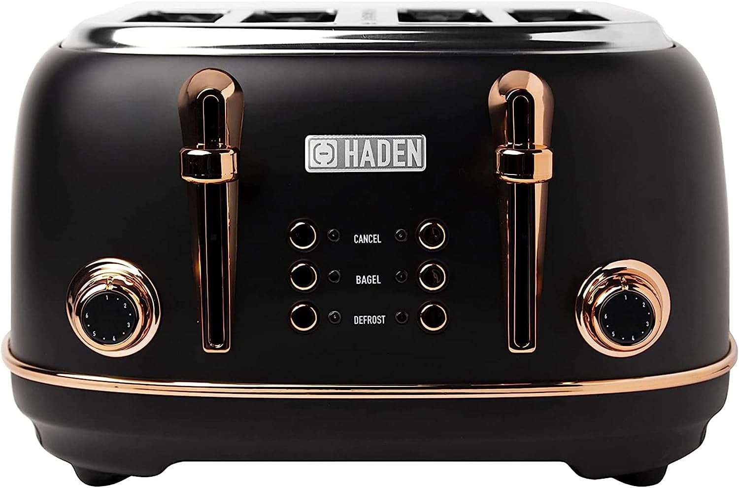 Haden Heritage Stainless Steel Electric Tea Kettle with Toaster, Black/ Copper, 1 Piece - QFC