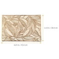 thumbnail image 2 of 2pcs Hollow Place Mats Kitchen Table Mats Plastic Placemats for Kitchen, 2 of 9