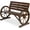 1 PC Wagon Bench, variant on HOMEDIARY Outdoor Wooden Wagon Wheel Bench, Rustic 2-Person Seat Patio Bench w/Slatted Design and Carbonized Finish, Outdoor Patio Furniture w/550lbs High Capacity for Garden Patio Backyard Porch