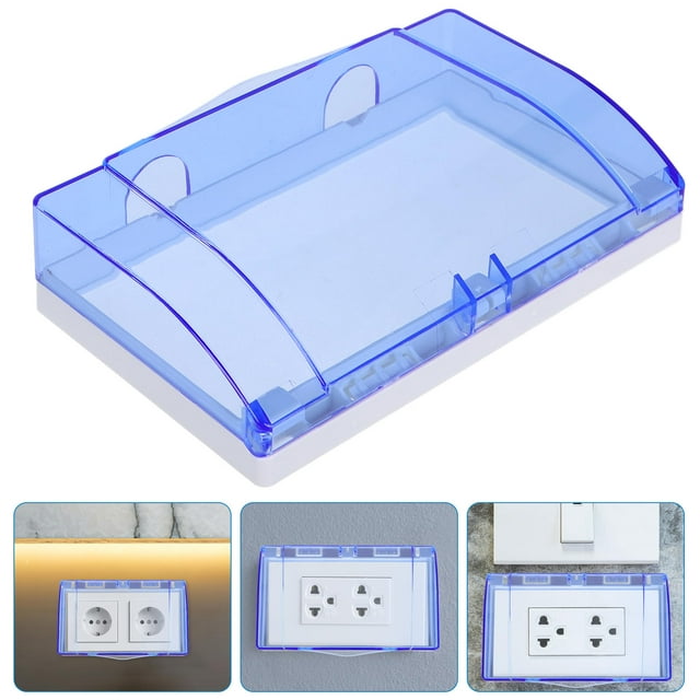 Minkissy 1Pack Light Switch Cover Plate Suitable for Wall Outlets in Bathrooms and Kitchens