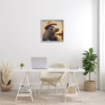 thumbnail image 4 of Stupell Industries Eclectic Tropical Manatee at Sunset White Framed Giclee Art, 24 x 24, by RB, 4 of 8