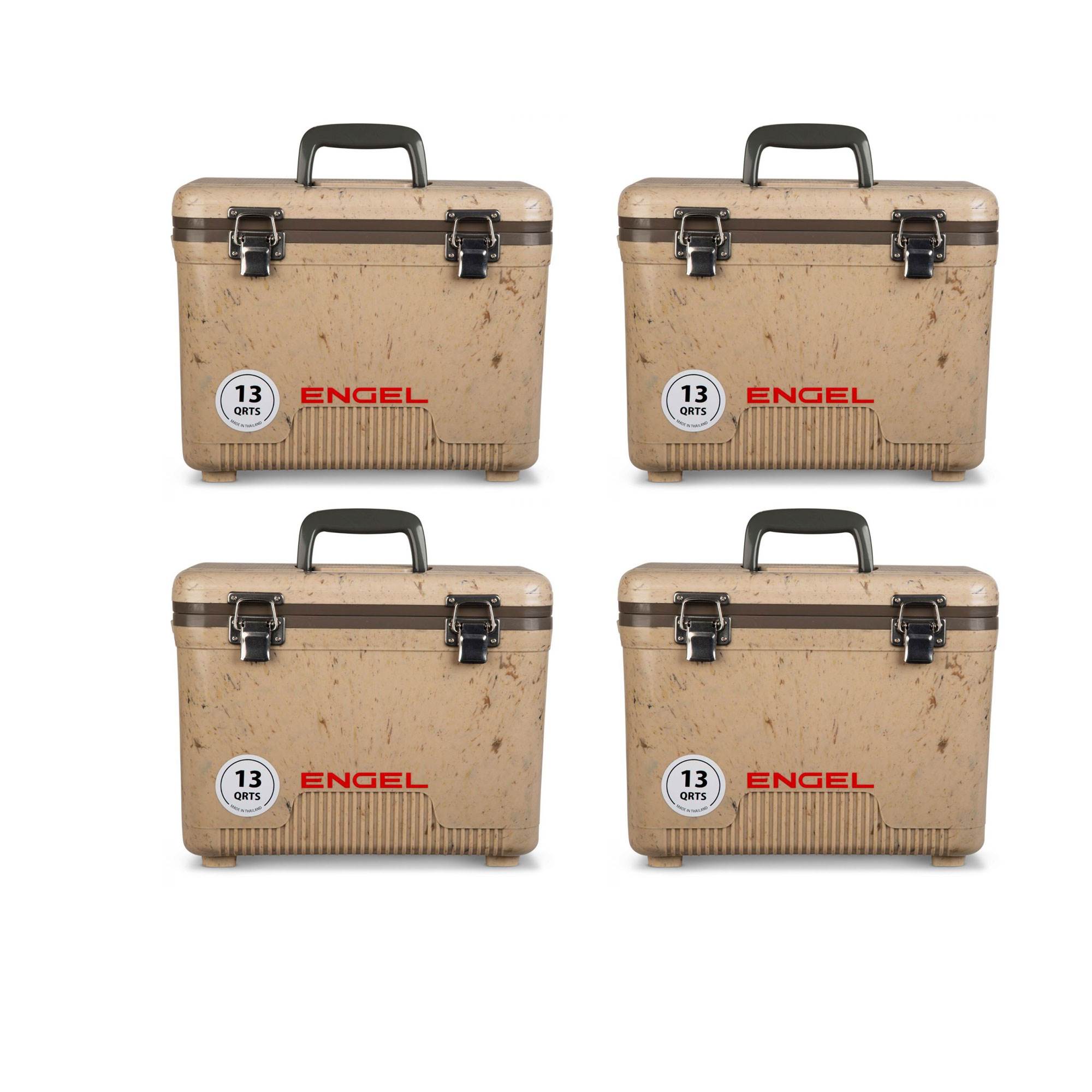 Engel 13 Quart Fishing Dry Box Cooler with Shoulder Strap, Grassland (4