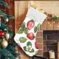 thumbnail image 5 of GZHJMY Strawberry Christmas Stocking, Personalized Large Candy Stocking Hanging Gift, Xmas Stockings Decoration for Family Holiday Party Ornaments Decor Fireplace, 5 of 7