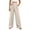 White——Fall Savings, variant on Oiangi Women's Wide Leg Dress Pants High Waist Tie Front Pant Pleated Casual Business Work Trousers with Pockets for Fall Black S