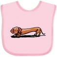 thumbnail image 3 of Inktastic Little Red Doxie Boys or Girls Baby Bib, 3 of 4