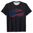 thumbnail image 4 of CUSTG Women T-Shirts Patriotic Casual Tee Comfortable Crew Neck Short Sleeve Shirt Everyday 1776-2026 Celebrate America's 250th Anniversary Cozy Tops, 4 of 4