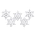 thumbnail image 1 of 5 piezas de Moldes de resina de silicona navideños, moldes de copos de nieve 3d, molde de resina de fundición epoxi de silicona Compatible con D, 1 of 5
