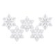 thumbnail image 1 of 5 piezas de Moldes de resina de silicona navideños, moldes de copos de nieve 3d, molde de resina de fundición epoxi de silicona Compatible con D, 1 of 5