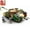 524pcs no box, variant on Military Operation Overlord Constructor Tank Truck Atlantic Fortress Aircraft Land Boat WW2 Army Building Blocks Brinquedos Toys
