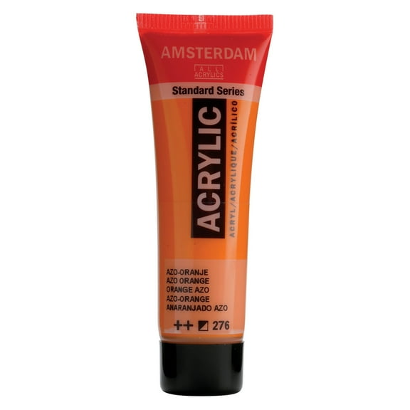 Amsterdam Standard Series Acrylic Paint, 20ml, Azo Orange