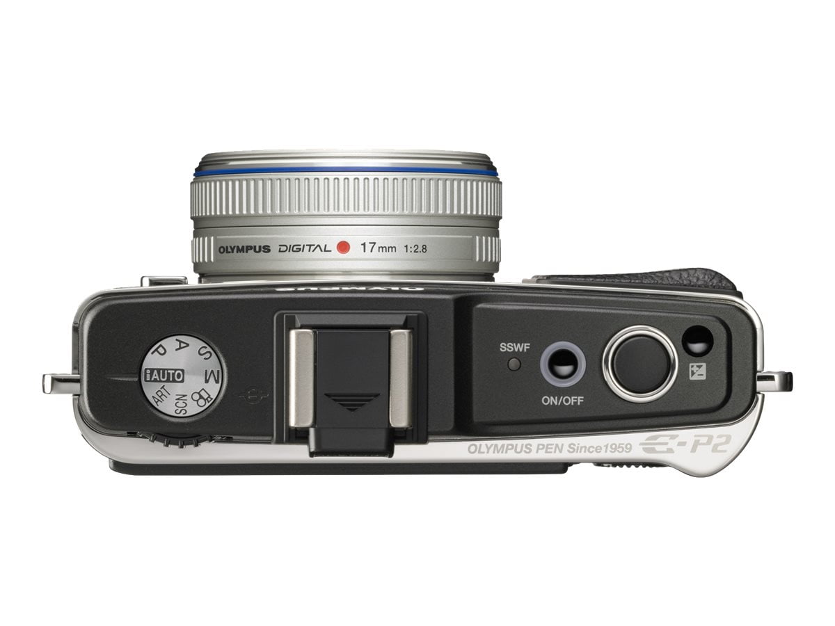 廉価販売 #5534 OLYMPUS ミラーレス一眼 PEN E-P2 ボディ ブラック E-P2BODY-BLK デジタルカメラ 