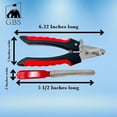 thumbnail image 2 of G.B.S Pet Trimmer Kit - Nail Clippers, File for Claws & 5 oz Styptic Powder  - Pets Claw Care, 2 of 6